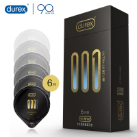 【 Ready to Send 】 Durex 001 Waterborne Polyurethane Condom Moisturizing Lubricating Ultra-Thin Non-Latex Condom Safty Belt Cover