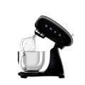 斯麥格 SMEG SMF03BLUS 耀岩黑 600W 桌上型攪拌機，4.8L 不鏽鋼碗，10段速度調節