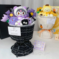 Bó Hoa Búp Bê Nhồi Bông Kuromi, Quà Sinh Nhật Cho Bé Gái, Đồ Chơi Nhồi Bông Dễ Thương, Thích Hợp Cho