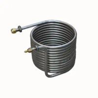 Pure Titanium Stainless Steel Freon Cooling Spiral Coil Heat Exchanger for Seawater WHC-3.0DG