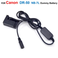 12V-24V Step-Down Power Cable+DR-50 DC Coupler NB7L NB-7L Dummy Battery For Canon PowerShot G10 G11 G12 SX Series SX30 IS SX30IS