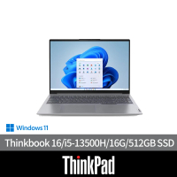 ThinkPad 聯想 +16G記憶體組★16吋i5雙色漸層輕薄筆電(Thinkbook 16/i5-13500H/16G可擴充/512GB SSD/W11