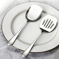 【Apligod】Sinda Alat Masak Spatula Sodet Sutil Skimmer Stainless Steel 304 Premium Pegangan Tahan Pan