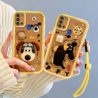 Casing Samsung A21s Casing Kotak telefon boneka 3D lembut BBTYGZ