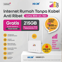 Indosat HiFi Air HKM0127+ Modem Router WiFi 4G LTE Free Kuota Unlock All Operator
