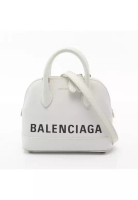 Balenciaga Pre-Loved BALENCIAGA VILLE TOP HANDLE XXS Ville Top Handle Handbag leather white 2WAY