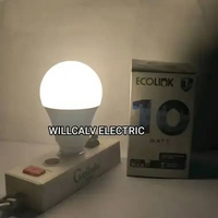 Promo lampu LED Ecolink 10W Bulb cahaya kuning 3000K E27