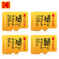 KODAK Original Micro SD 128GB 256GB Memori Memory Card C10 TF MicroSD Cards 512GB U3 4K For Phone Drone Camera Gift