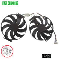 T129215BU RTX 2060 SUPER 2070 GTX1660 Ti Cooling Fan For ASUS GTX 1660 1660Ti DUAL EVO OC RTX RTX2060 Graphics Card Fan
