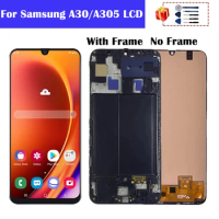 Full LCD For Samsung Galaxy A30 LCD SM-A305FN/DS A305F/DS A305 LCD Display + Touch Screen Digitizer Assembly Free Shipping