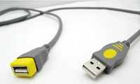 京華灰色USB2.0延長線 USB公對母 全銅真環1.5米-10米 數據線延長