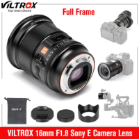 VILTROX AF 16mm F1.8 Sony E Lens Full Frame Large Aperture Ultra Wide Angle Auto Focus Lens LCD Screen For Sony E-mount Cameras