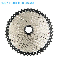 Newest MTB 12 Speed Bike Cassette 11T-46T Mounatin Bicycle Card Type 3X12 Speed Cassette Compatible for Shimano Sram Sunrace 12S