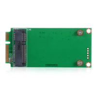CY Cablecc 3x5cm mSATA Adapter card to 3x7cm Mini PCI-e SATA SSD for Asus Eee PC 1000 S101 900 901 900A T91