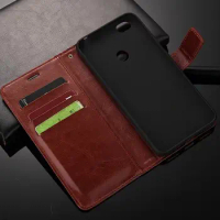 30pcs/lot High quality Book wallet stand leather PU+TPU Cover case for Xiaomi Mi5X Mi 5X / redmi Note 5A Pro