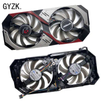 New For ASROCK Radeon RX5500XT 5600XT 6GB Phantom Gaming D2 OC V2 Graphics Card Replacement Fan panel with fan