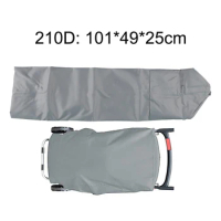 Grill Cover For Weber 9010001 Traveler Portable Gas Grill Heavy Duty Waterproof Grey Grill Cover 101*49*25cm BBQ Cover