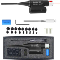 Tactical Laser Bore Sight Kit .177 .22 to .78 Caliber Universal Laser Collimator Pointer Boresighter（18 adapter）