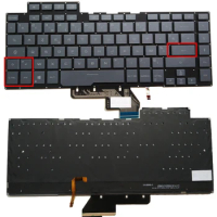 French RGB Backlit Keyboard For ASUS ROG Zephyrus M15 GU502L GU502LU GU502LV GU502LW GU502LWS GA502 GA502G GU502 GX502 GU502DU