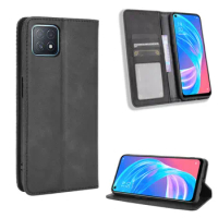Suitable for OPPO A72 5G flip phone case, universal OPPO A73 5G OPPO A72 4G retro luxury wallet shockproof protective cover