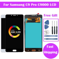 OLED For Samsung Galaxy C9 Pro C9000 LCD Display Touch Screen Digitizer Replacement For Samsung C9000 LCD Screen