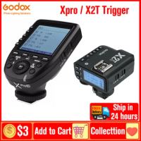 Godox Xpro-C X2T-C Xpro-N Xpro-S Xpro-F Xpro-O TTL 1/8000s HSS Wireless Flash Trigger for Canon Nikon Sony Fuji Olympus Pentax
