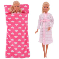 Accessories BJD Doll 1/6 Doll Accessories Blythe Doll Dress Up Toys Doll Clothes Doll Sleeping Bags Plush Pajamas Accessories