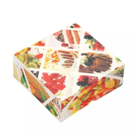 Folding packaging boxes for biscuits cakes dessert gift box