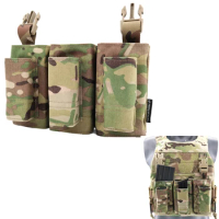 Tactical LV119 FSCK AVS Vest Magazine Pouch 9mm 5.56/7.62 Mag Ammo Pouch Gear Vest Attack Front Panel Magazine Bag