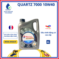 Dầu nhớt động cơ ô tô TOTAL QUARTZ 7000 10W40, API SN/CF - 4 Lít