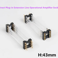 Excellent DIP-8 Straight Plug Extension Socket OP AMP Op Amp IC With Discrete Op Amps Use Silver-plated Tin Wire For Soldering