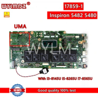 17859-1 notebook Mainboard For Dell Inspiron 14 5480 5482 5488 5481 15 5580 5582 Laptop Motherboard With i3/i5/i7CPU Tested work