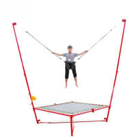 Bungee jump rubber sale kids cord outdoor trampoline bungee jumping rope equipment ankle harness