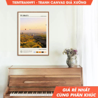 Tranh treo tường, Oil Paint, Turkey Wall Art, Turkey Poster, Turkey Photo, Turkey Wall Decor, Cappad