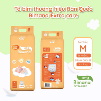[Dead sốc] Combo 2 bịch Tã bỉm dán quần Bimana extra care mỏng mềm thoáng mát đủ size cho bé