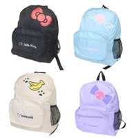 小禮堂 Sanrio 三麗鷗 摺疊旅行後背包 (名字款) Kitty 美樂蒂 酷洛米 大耳狗 帕恰狗