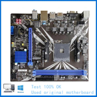 For SOYO A320M-VH M.2 Computer USB3.0 M.2 Nvme SSD Motherboard AM4 DDR4 32G A320 Desktop Mainboard Used