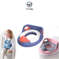 Tiktop Infant Folding Potty Seat Training Toilet Bowl Seat with Ladder for Baby Safe Kid Toilet Ladd