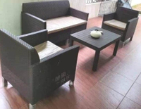 100% Real delivery  Jolly Vintage Rattan Sala Set