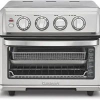 Air Fryer + Convection Toaster Oven, 8-1 Oven with Bake, Grill, Broil &amp; Warm Options, Stainless Steel, TOA-70