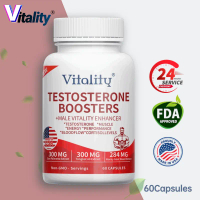 Vitality Testosteron Boosters 300 MG & 284 MG Mendukung Kekuatan Vitalitas Meningkatkan Imunitas Veg