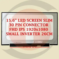 LCD LED Laptop 15.6" Slim 30 Pin Non Bracket FHD IPS 60Hz 1920x1080 SMALL INVERTER 26cm N156HCA-EAC 