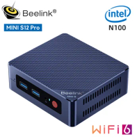 Beelink Min S12 Pro N100 Gamer Mini PC Intel 12th Gen N95 DDR4 8GB 16GB 256GB 500GB SSD 2.4G&amp;5G Dual Wifi 1000M BT5.2 NVME Deskt