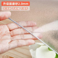 【餐桌隱形守護】透明PVC軟玻璃桌布 防水防油防燙 餐墊 桌墊 保護膜 茶几墊 高清透明 免洗易清潔 居家必備 萬用保護墊