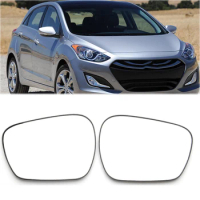 Car Exterior Side Mirrors Reflective Lens Rearview Mirror Glass Lenses With Heatling For Hyundai Elantra 2011 2012 2013-2016