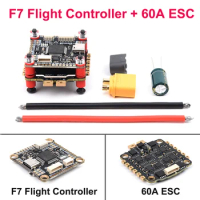 F7 F722 F722HD / F4 Flight Controller MPU6500 &amp; 3-6S 60A 4in1 BLHeli_S ESC Flytower Stack For Mark4 APEX RC FPV Drone Quadcopter