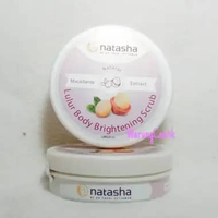 Natasha Skincare Macadamia Lulur Body Brightening Scrub 100 gram by dr Fredi Setyawan Original