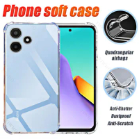 Soft Silicone Shockproof Case for Xiaomi Redmi 12 5G TPU Clear Transparent for Redmi12 5g 6.79" Anti-Scratch Covers Shell Safety