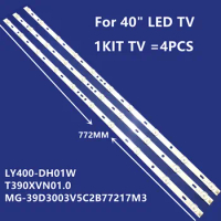 4PCS LED backlight Strip for Sanyo 39inch 40inch TV LY400-DH01W 39T390XVN01.0 39CE5210H2 MG-39D3003V5C2B77217M3