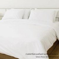 ผ้าปูที่นอน KASSA HOTEL รุ่น 250T ขนาด 6 ฟุต สีขาว